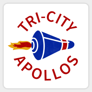 Defunct Tri-City Apollos CFL Football 1969 Sticker